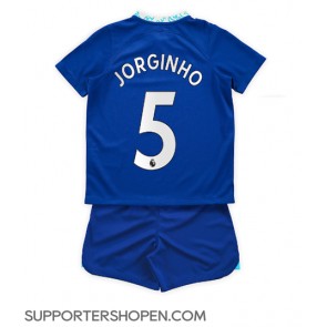 Chelsea Jorginho #5 Hemmatröja Barn 2022-23 Kortärmad (+ korta byxor)